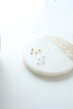 画像をギャラリービューアに読み込む, ミニマルストーン シルバーピアス Silver925
