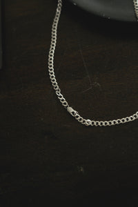 フラットチェーン シルバーネックレス Silver925