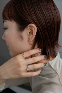 シンプルドロップ シルバーピアス Silver925