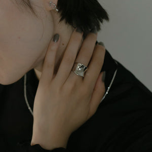 ボリュームプレート シルバーリング Silver925