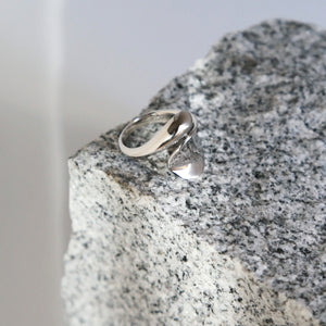 フラットドロップ シルバーリング Silver925