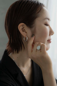 シェルプレート シルバーリング Silver925