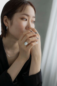 シェルプレート シルバーリング Silver925