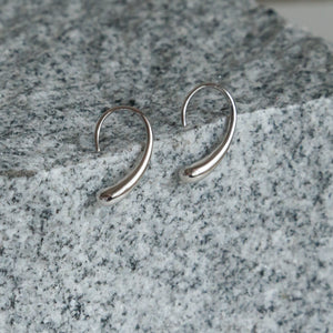 シンプルドロップ シルバーピアス Silver925