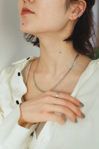 フラットチェーン シルバーネックレス Silver925